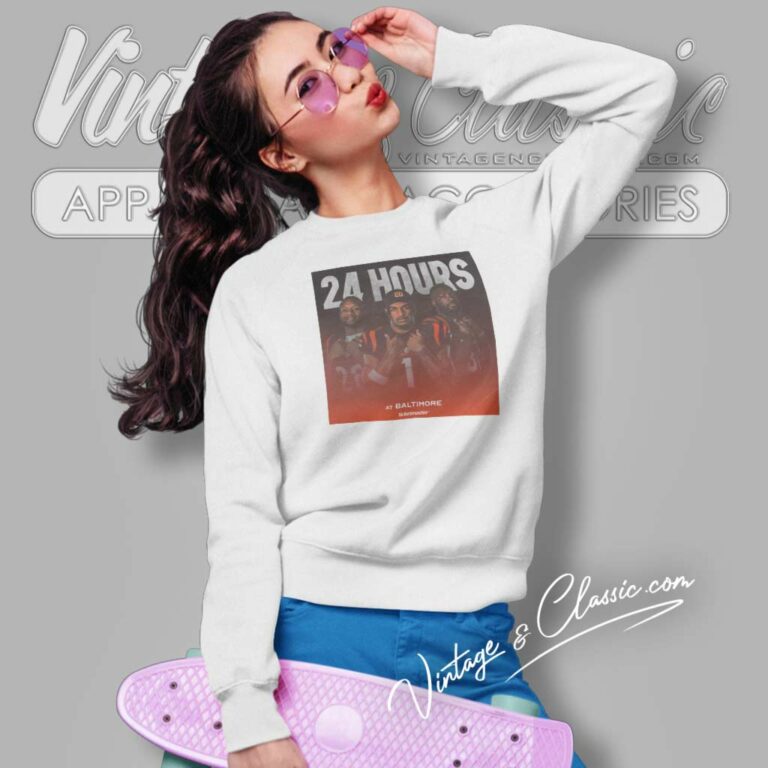 Cincinnati Bengals At Baltimmore Sweatshirt Cincinnati Bengals At Baltimmore Sweatshirt