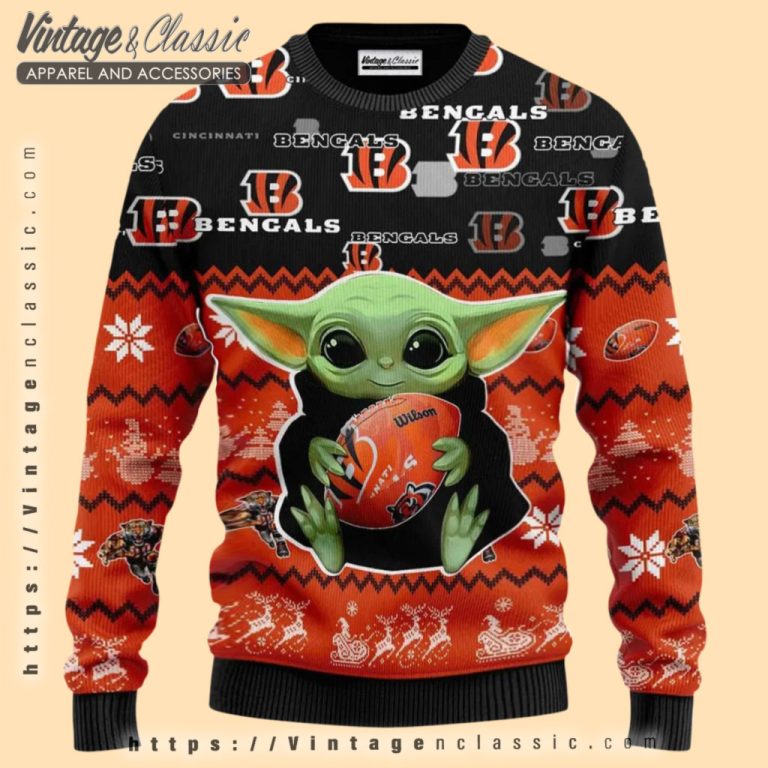 Cincinnati Bengals Baby Yoda Ugly Christmas Sweater Ugly Christmas Sweater Cincinnati Bengals Baby Yoda Ugly Christmas Sweater Ugly Christmas Sweater