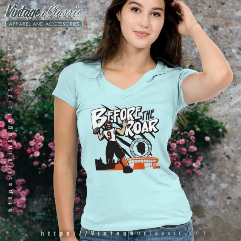 Cincinnati Bengals Before The Roar Ken Anderson Alliance V Neck TShirt Cincinnati Bengals Before The Roar Ken Anderson Alliance V Neck TShirt