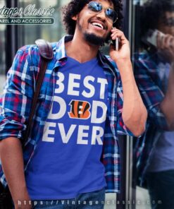 Cincinnati Bengals Best Dad Ever V Neck TShirt