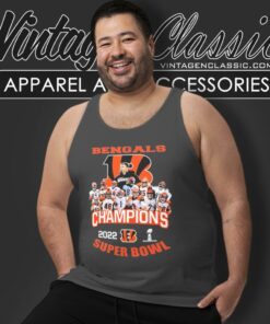 Cincinnati Bengals Champions 2022 Super Bowl Tank Top Racerback