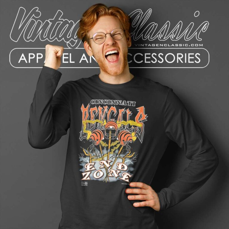 Cincinnati Bengals End Zone Long Sleeve Tee Cincinnati Bengals End Zone Long Sleeve Tee