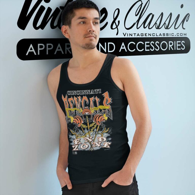 Cincinnati Bengals End Zone Tank Top Racerback Cincinnati Bengals End Zone Tank Top Racerback