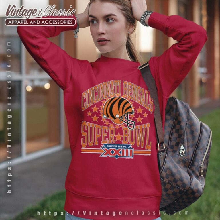 Cincinnati Bengals Football Super Bowl Xxiii Sweatshirt Cincinnati Bengals Football Super Bowl Xxiii Sweatshirt