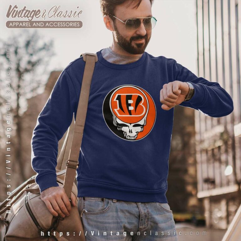 Cincinnati Bengals Grateful Dead Steal Your Face Sweatshirt Cincinnati Bengals Grateful Dead Steal Your Face Sweatshirt