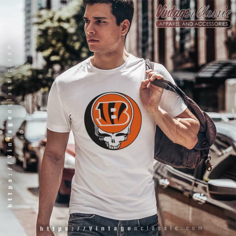 Cincinnati Bengals Grateful Dead Steal Your Face T Shirt Cincinnati Bengals Grateful Dead Steal Your Face T Shirt