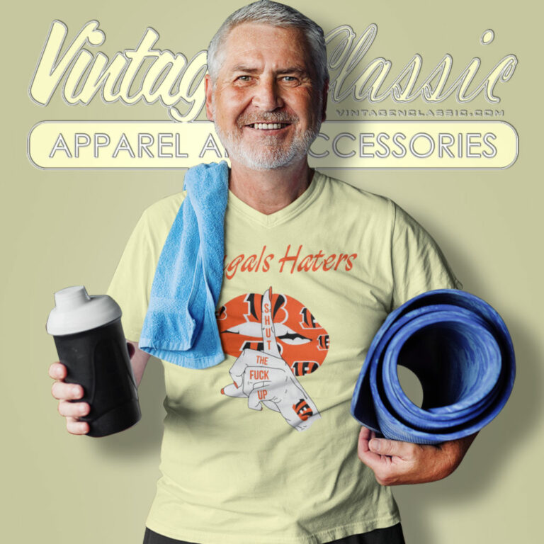 Cincinnati Bengals Haters Shut The Fuck Up V Neck TShirt Cincinnati Bengals Haters Shut The Fuck Up V Neck TShirt