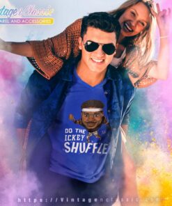 Cincinnati Bengals Ickey Woods Shuffle Homage V Neck TShirt