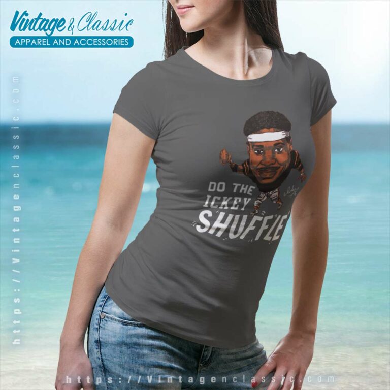 Cincinnati Bengals Ickey Woods Shuffle Homage Women TShirt Cincinnati Bengals Ickey Woods Shuffle Homage Women TShirt
