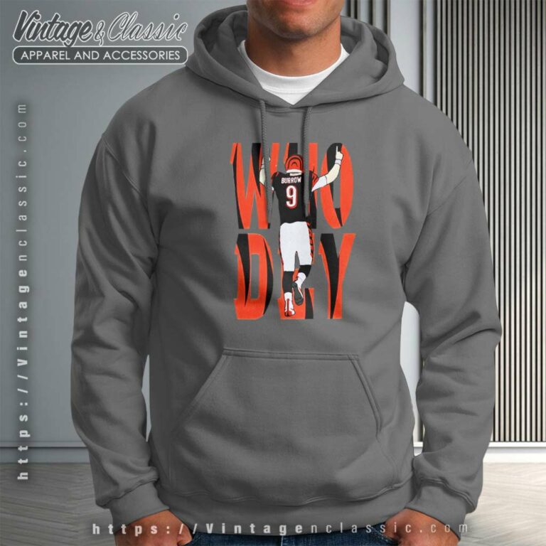 Cincinnati Bengals Joe Burrow Who Dey Hoodie Cincinnati Bengals Joe Burrow Who Dey Hoodie