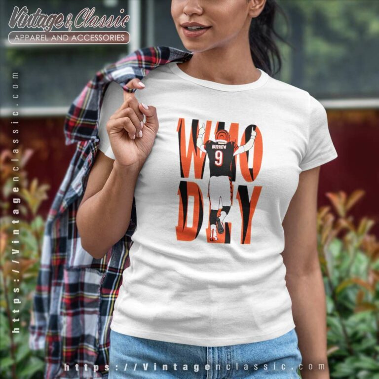 Cincinnati Bengals Joe Burrow Who Dey Women TShirt Cincinnati Bengals Joe Burrow Who Dey Women TShirt