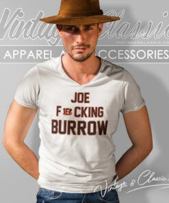Cincinnati Bengals Joe Fucking Burrow V Neck TShirt