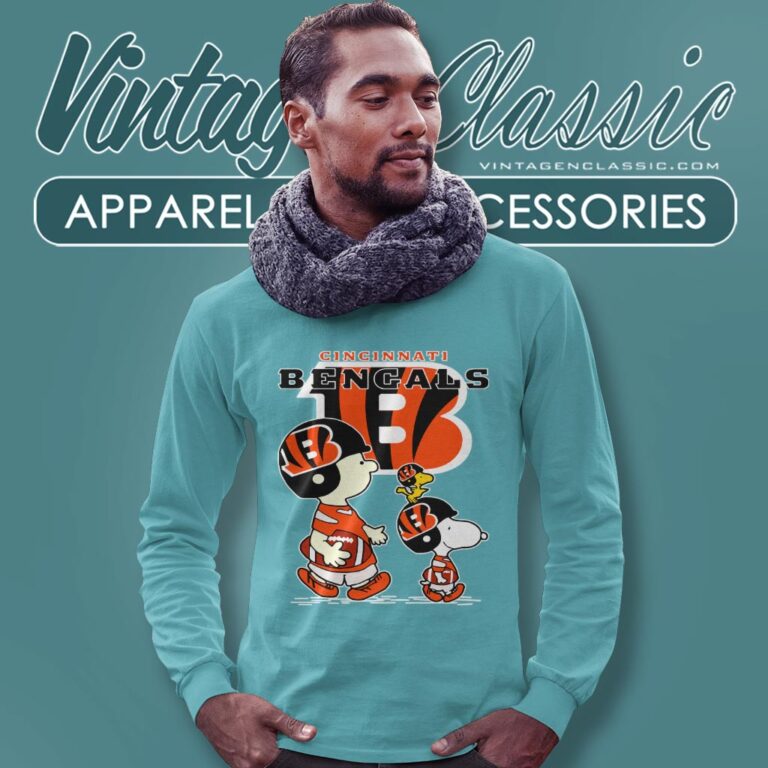 Cincinnati Bengals Lets Play Football Together Snoopy Shirt Long Sleeve Tee Cincinnati Bengals Lets Play Football Together Snoopy Shirt Long Sleeve Tee