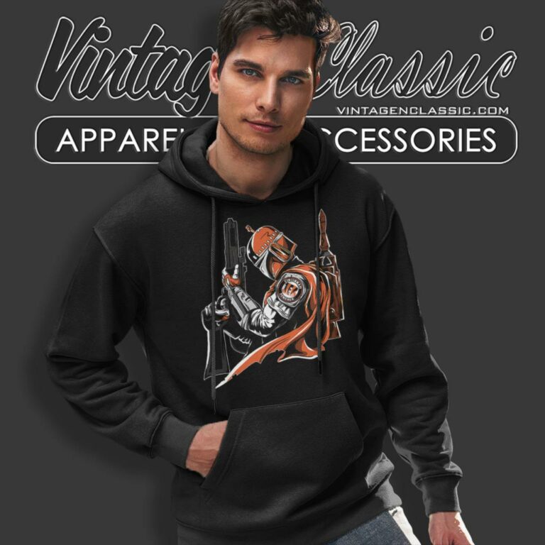 Cincinnati Bengals Mandalorian Star Wars Hoodie Cincinnati Bengals Mandalorian Star Wars Hoodie