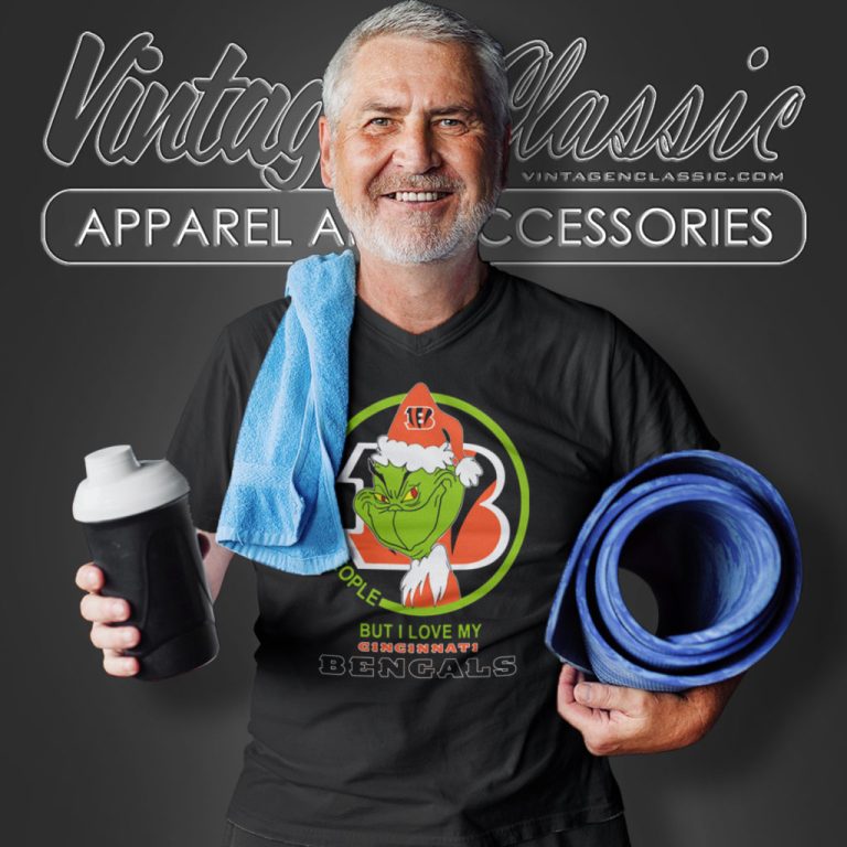 Cincinnati Bengals Nfl Christmas Grinch Shirt I Hate People But I Love My Cincinnati Bengals V Neck TShirt Cincinnati Bengals Nfl Christmas Grinch Shirt I Hate People But I Love My Cincinnati Bengals V Neck TShirt