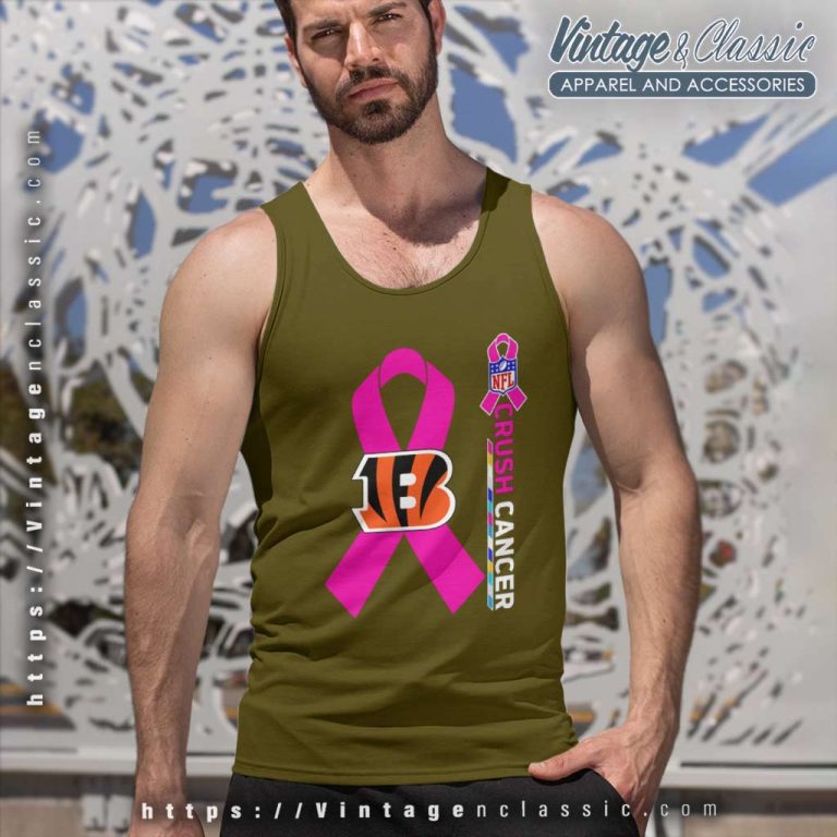 Cincinnati Bengals Nfl Crush Cancer 2023 Tank Top Racerback Cincinnati Bengals Nfl Crush Cancer 2023 Tank Top Racerback