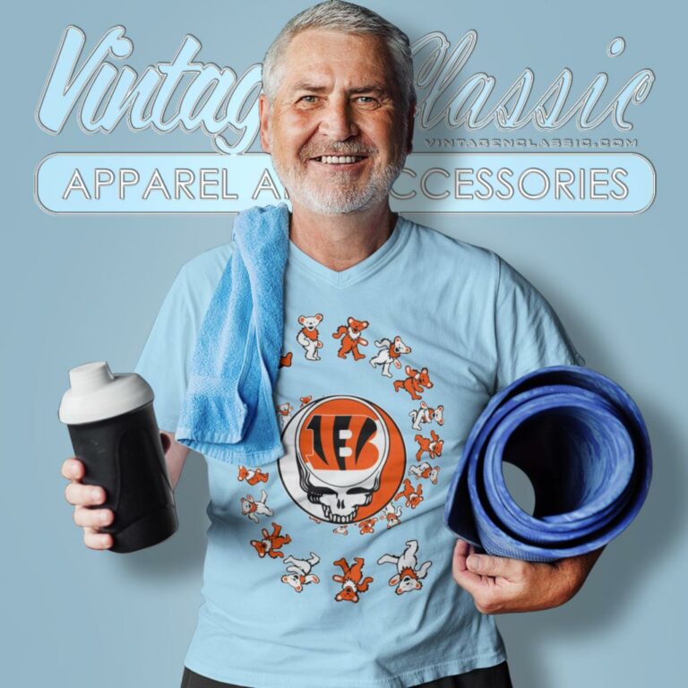 Cincinnati Bengals Nfl Grateful Dancing Bears V Neck TShirt Cincinnati Bengals Nfl Grateful Dancing Bears V Neck TShirt