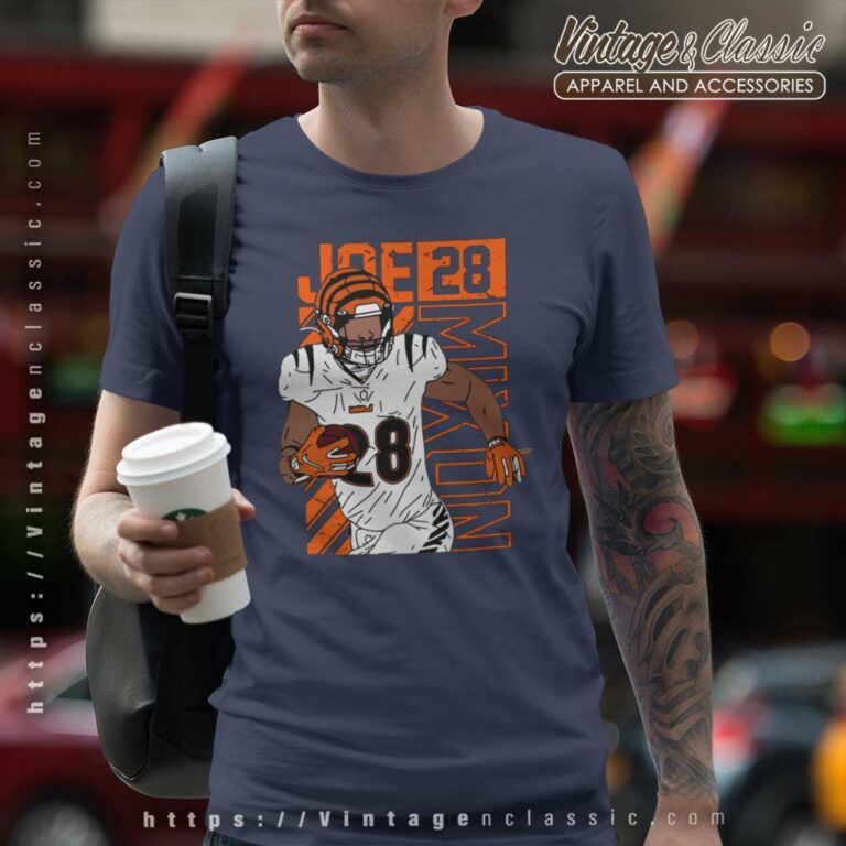 Cincinnati Bengals No 28 Joe Mixon T Shirt Cincinnati Bengals No 28 Joe Mixon T Shirt