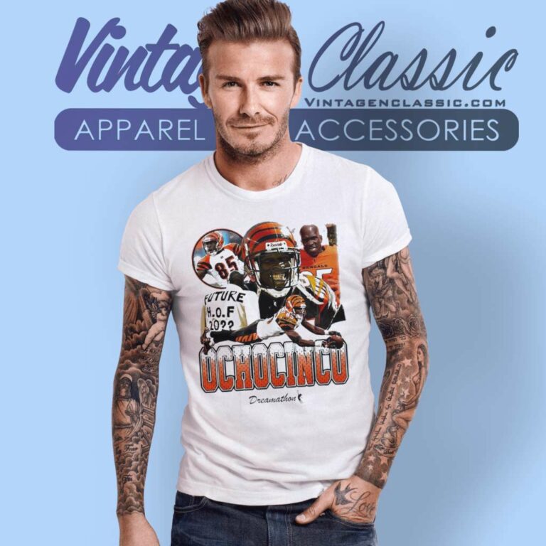 Cincinnati Bengals Ochocinco 85 Dreams Dreamathon T Shirt Cincinnati Bengals Ochocinco 85 Dreams Dreamathon T Shirt