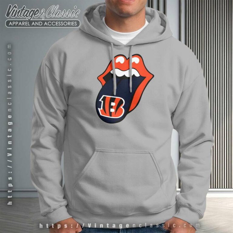 Cincinnati Bengals Rolling Stones Hoodie Cincinnati Bengals Rolling Stones Hoodie