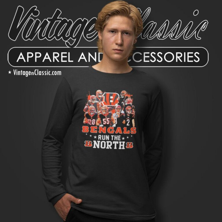 Cincinnati Bengals Run The North 2022 Long Sleeve Tee Cincinnati Bengals Run The North 2022 Long Sleeve Tee