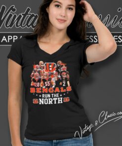 Cincinnati Bengals Run The North 2022 V Neck TShirt