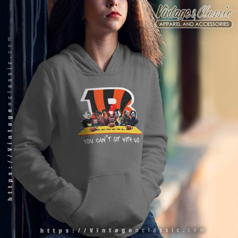 Cincinnati Bengals Shirt Horror Movies You Cant Sit With Us Hoodie Cincinnati Bengals Shirt Horror Movies You Cant Sit With Us Hoodie