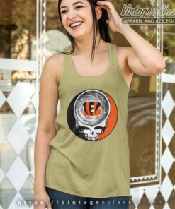 Cincinnati Bengals Shirt Nfl Grateful Dead Logo Cincinnati Bengals Shirt Nfl Grateful Dead Logo Tank Top Racerback
