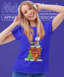 Cincinnati Bengals Snoopy Christmas Women TShirt