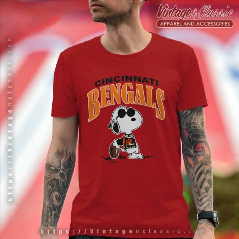 Cincinnati Bengals Snoopy T Shirt Cincinnati Bengals Snoopy T Shirt
