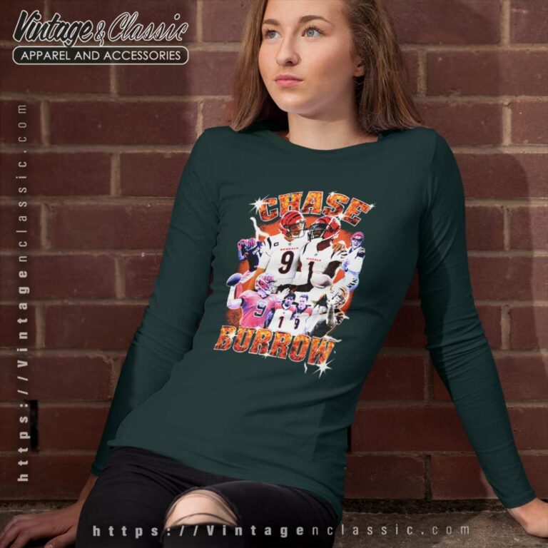 Cincinnati Bengals Super Bowl Joe Burrow Jamarr Chase Long Sleeve Tee Cincinnati Bengals Super Bowl Joe Burrow Jamarr Chase Long Sleeve Tee