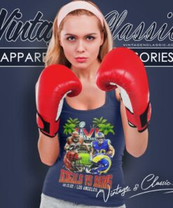 Cincinnati Bengals Vs Los Angeles Rams Super Bowl Tank Top Racerback