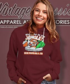 Cincinnati Bengals Welcome To The Jungle Tiger Hoodie
