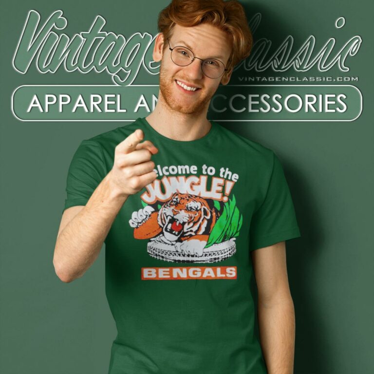 Cincinnati Bengals Welcome To The Jungle Tiger T Shirt Cincinnati Bengals Welcome To The Jungle Tiger T Shirt