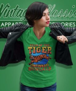 Cincinnati Bengals Year Of The Tiger 2022 V Neck TShirt