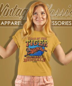 Cincinnati Bengals Year Of The Tiger 2022 Women T Shirt