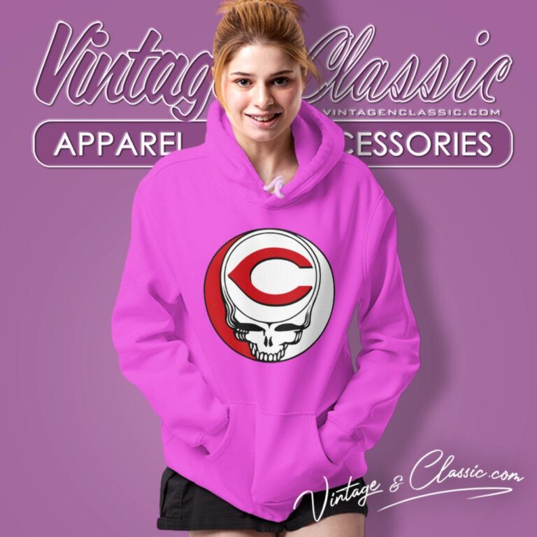 Cincinnati Reds Grateful Dead Steal Your Face Hoodie Cincinnati Reds Grateful Dead Steal Your Face Hoodie