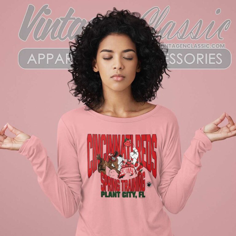 Cincinnati Reds Spring Training Plant City Long Sleeve Tee Cincinnati Reds Spring Training Plant City Long Sleeve Tee