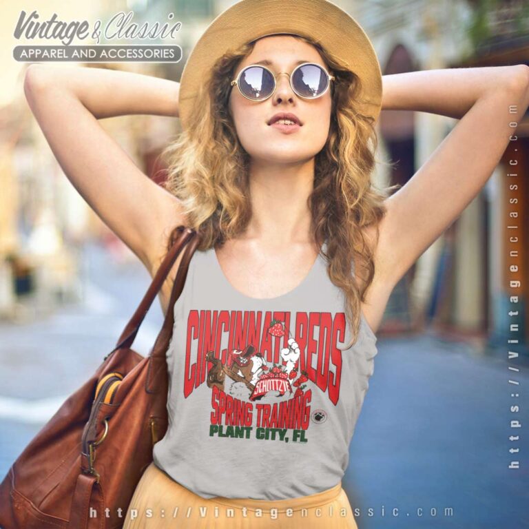 Cincinnati Reds Spring Training Plant City Tank Top Racerback Cincinnati Reds Spring Training Plant City Tank Top Racerback
