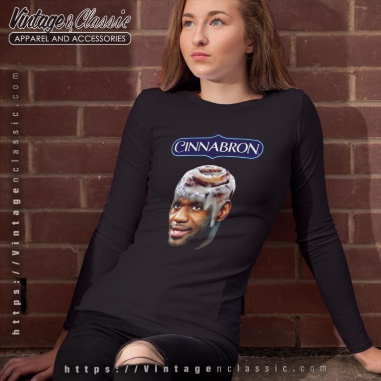 Cinnabron Lebron James Meme On Tiktok Shirt Long Sleeve Tee Cinnabron Lebron James Meme On Tiktok Shirt Long Sleeve Tee
