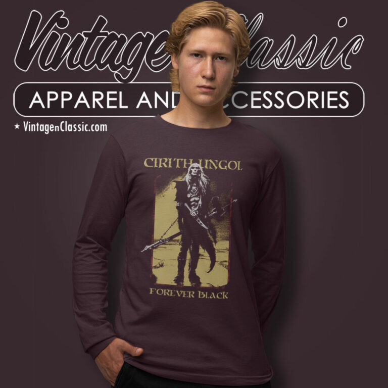 Cirith Ungol Shirt Forever Black Long Sleeve Tee Cirith Ungol Shirt Forever Black Long Sleeve Tee
