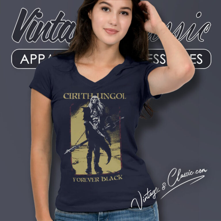 Cirith Ungol Shirt Forever Black V Neck TShirt Cirith Ungol Shirt Forever Black V Neck TShirt