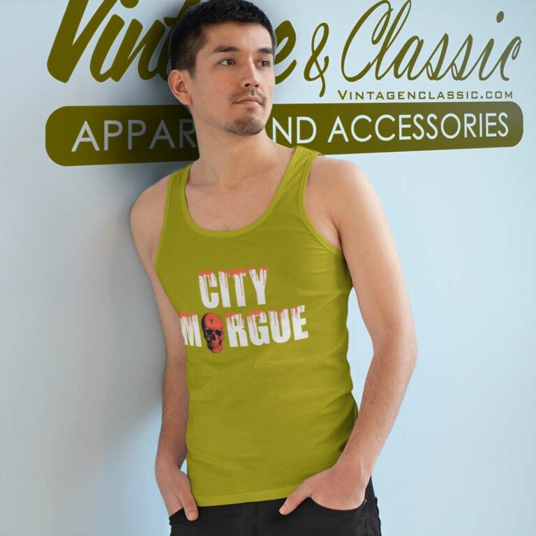 City Morgue Vlone Drip Tank Top Racerback City Morgue Vlone Drip Tank Top Racerback
