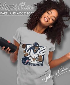 Cj Stroud Houston Texans 2023 Nfl Draft First Round Pick Caricature Women TShirt