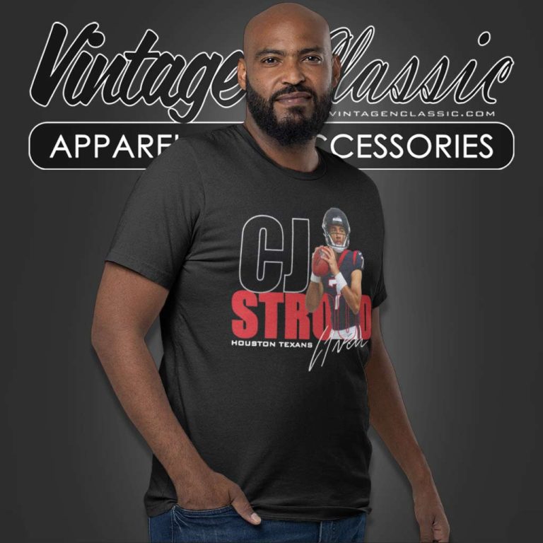 Cj Stroud Houston Texans Signature T Shirt Cj Stroud Houston Texans Signature T Shirt
