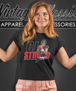 Cj Stroud Houston Texans Signature Women TShirt