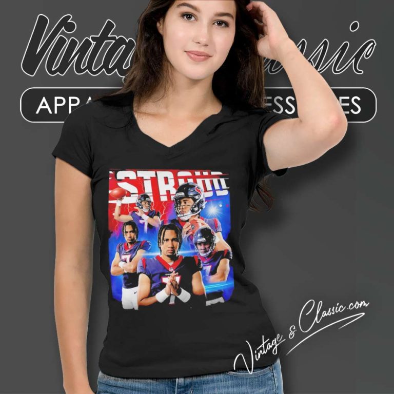 Cj Stroud Houston Texans V Neck TShirt Cj Stroud Houston Texans V Neck TShirt