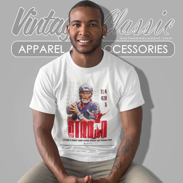 Cj Stroud Rookie Record For Nfl T Shirt Cj Stroud Rookie Record For Nfl T Shirt