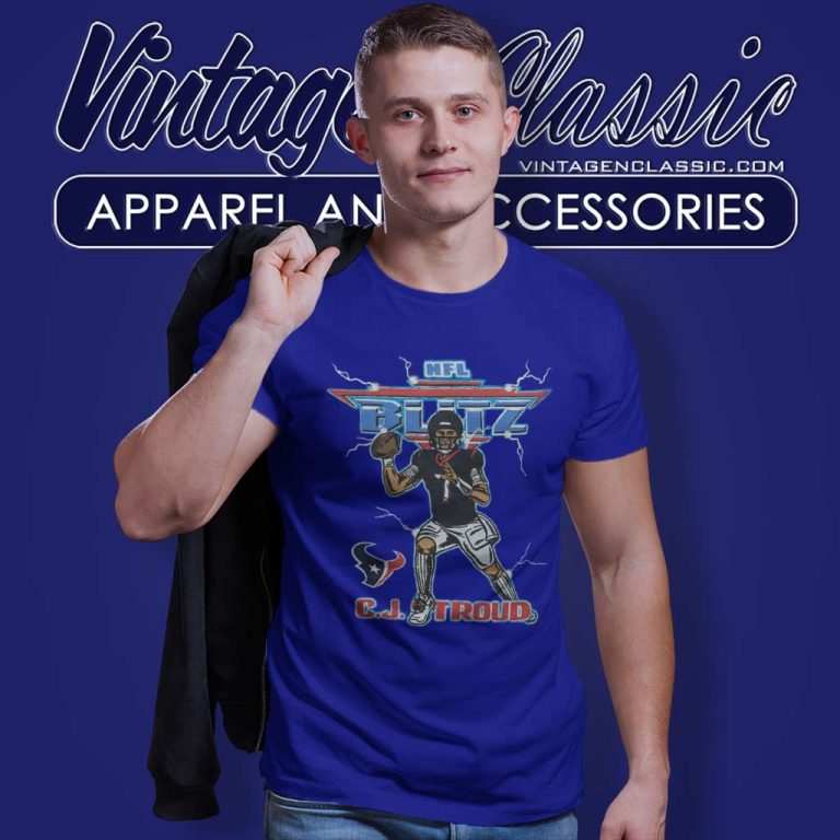 Cj Stroud Shirt Nfl Blitz Texans T Shirt Cj Stroud Shirt Nfl Blitz Texans T Shirt