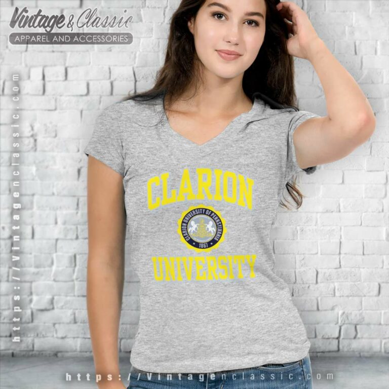 Clarion University Of Pennsylvania V Neck TShirt Clarion University Of Pennsylvania V Neck TShirt